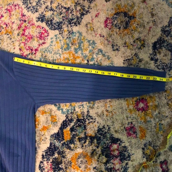 ALFANI MEN’S VINTAGE V - NECK LONG SLEEVE SWEATER - Large BLUE - GUC 🥳HP🥳 - Picture 12 of 14